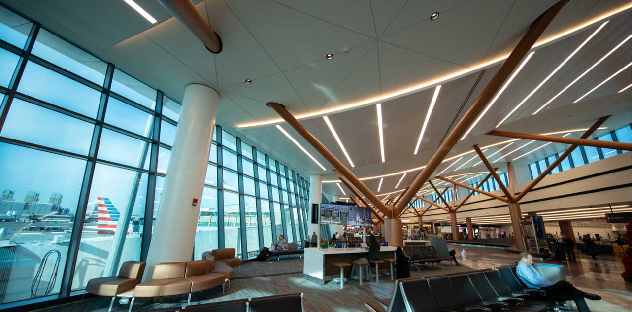 Boston Logan International Airport with View Smart Glass
